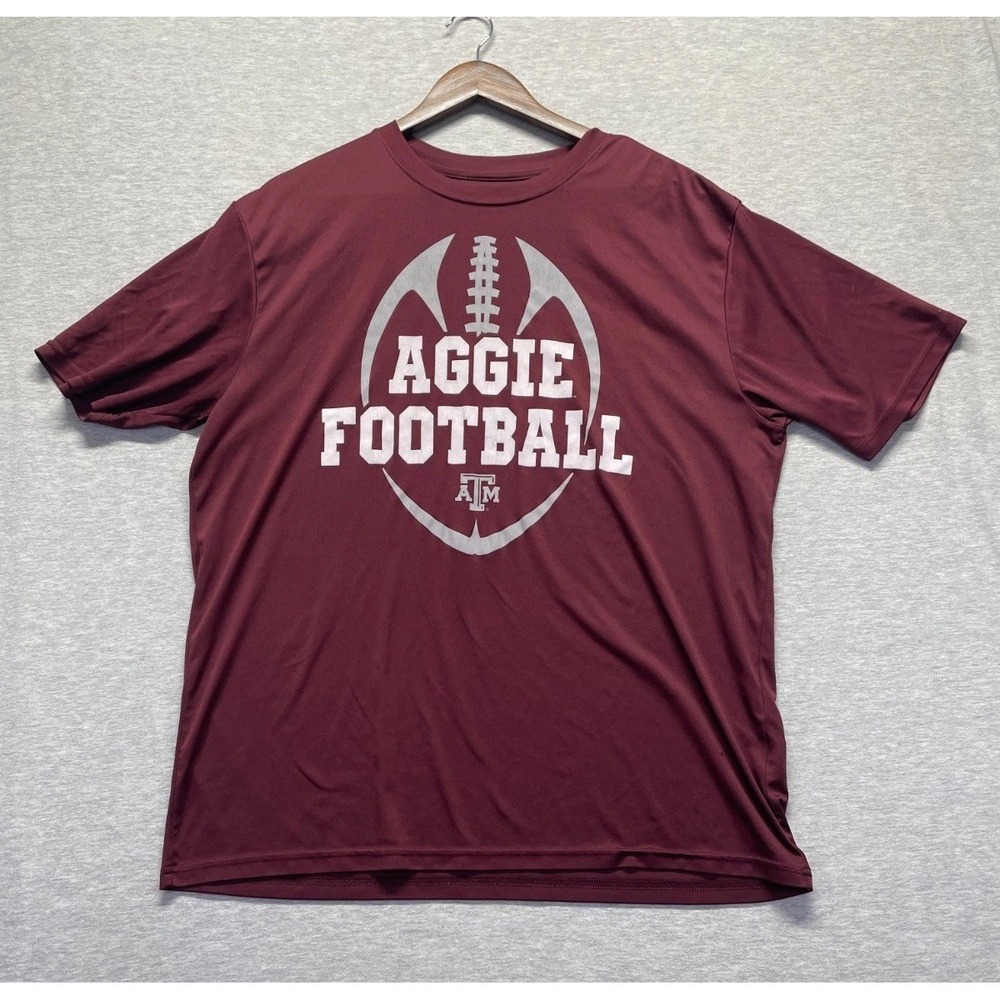 Texas A&M Aggies T Shirt Unisex Adult XL Red BAW NFL Football Sports Athleisure